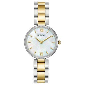 Bulova Mother of Pearl 27mm watch w/ box